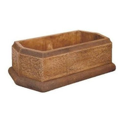 Grand Lion Pedestal - Garden Statues And Yard Art