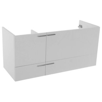 Nameeks ACF L412 New Space 47" Double Wall Mounted Vanity Cabinet - Glossy