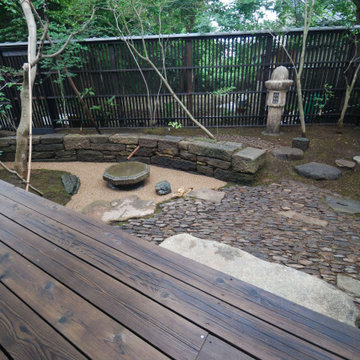 チャート石のテラス