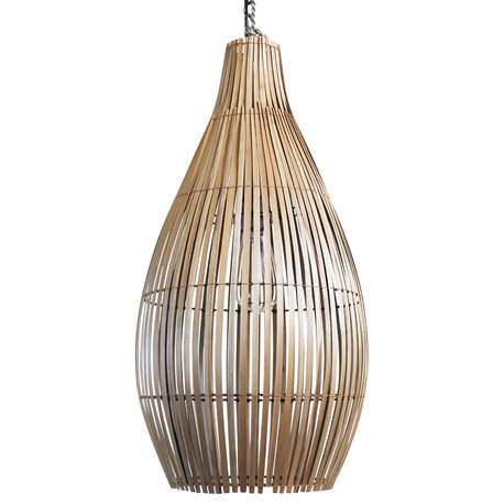 Raw Bamboo Bottle Lantern