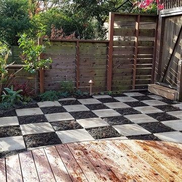 San Francisco Backyard Makeover with Built in Grill