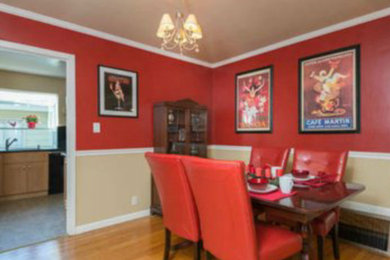 Minimalist dining room photo in San Francisco