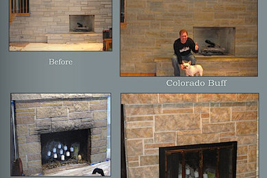 Stone Fireplace Projects