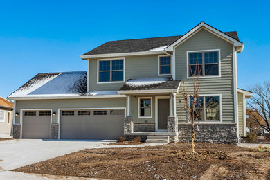 Example of a classic exterior home design in Other