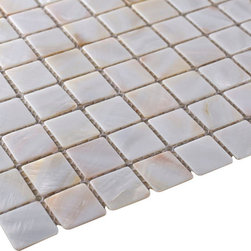 Pure White Mother of Pearl Mosaic Tiles - Home Accessories & Decor