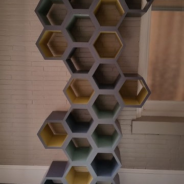 Honeycomb shoe rack