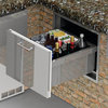 Under Counter Ice Drawer and Insulated Beverage Center, 26"