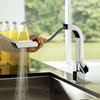 Moen 90 Degree 1-Handle High Arc Pullout Kitchen Faucet, Chrome