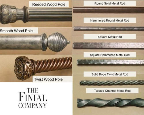 Curtain Rods Drapery Hardware Finials I Rings Brackets Wood Curtain Poles I Metal Rods Finial Company