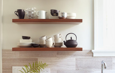How to Arrange Open Shelves in the Kitchen