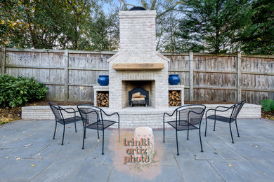 Westbrook Ave. Outdoor Fireplace