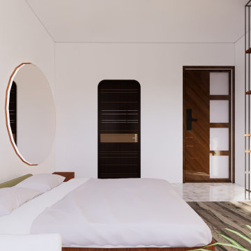 interior decor of luxurious apartment infused with Goan and Dutch elements