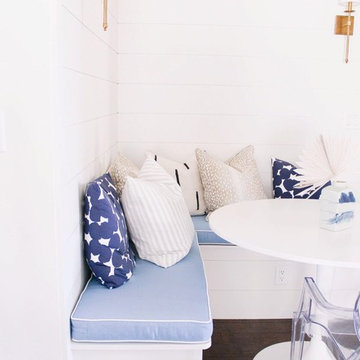 Air blue breakfast nook cushions