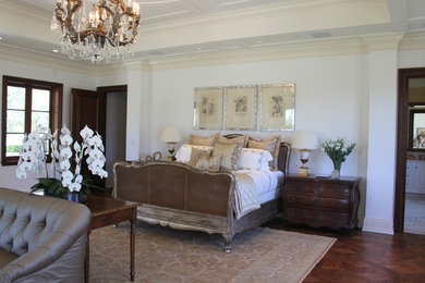 Elegant bedroom photo in Los Angeles