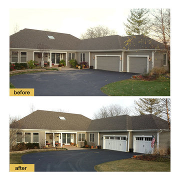 Before and After Garage Door Makeovers