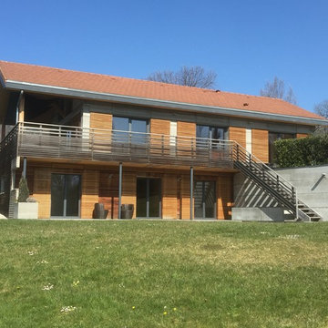 Maison passive à brié et angonnes, construite sous (RT 2005)