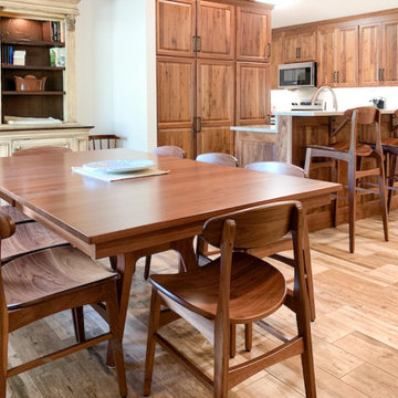 Deluxe Walnut Kitchen & Island
