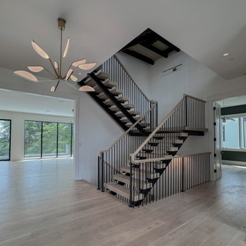 Project #122 | Freestanding Steel & Wood Staircase