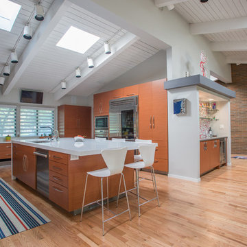 An Art-Filled Mid-century Kitchen in Denver