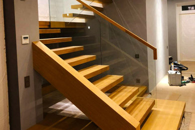 Contemporary staircase in Moscow.