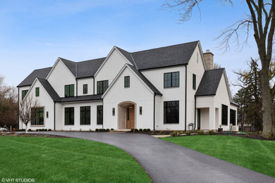 Transitional exterior home photo in Chicago