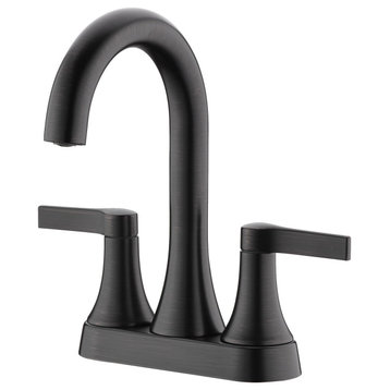 Luxier MSC11-T Single-Handle Bathroom Faucet With Drain, Oil Rubbed Bronze