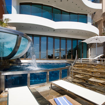One of a kind residential pool and spa