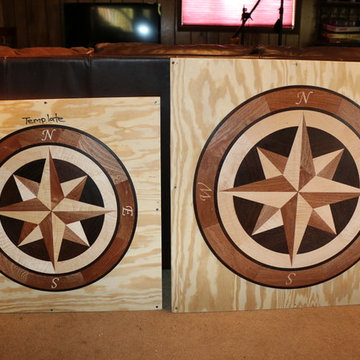 SP Architecture Floor Medallion Compass Rose Inlay
