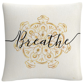 Veronique Charron 'Namaste II' Decorative Throw Pillow