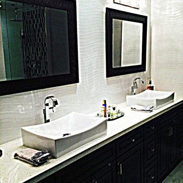Palos Verdes Bathroom renovation & Bar area