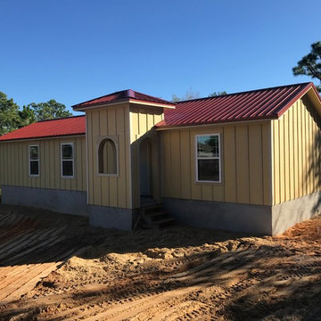 Spanish style small cottage (Hardi Stucco Siding)