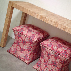 Custom Curved Ottomans - Footstools And Ottomans