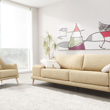 Miranda Modern Chair with Ottoman by Famaliving California