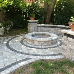 Seating around fire pit - Fire Pits