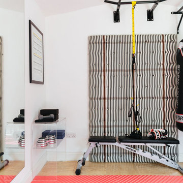 Modern and sleek home gym