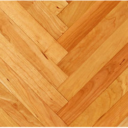 アメリカンブラックチェリー ヘリンボーン 無垢フローリング 57mm巾 - Parquet Massif