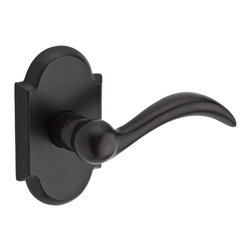Baldwin - Arch Lever on Rustic Arch Rose - Door Levers