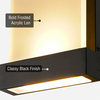 Kira Home Everett 7" 8W Integrated LED Bathroom / Wall Light, Rectangular