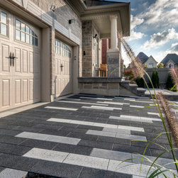 Front Entrance Close Up - Landscaping Stones And Pavers