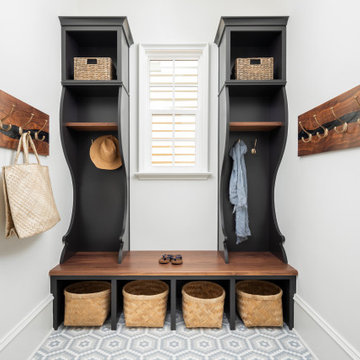 Mudroom at 4208 Water Oak by Pike Properties - Charlotte Custom Home Builder