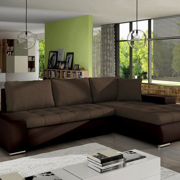 European sectional sleeper sofa DANTE