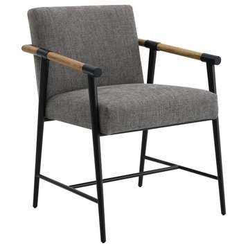 Parker Stain-Resistant Fabric Dining Chair, Gray