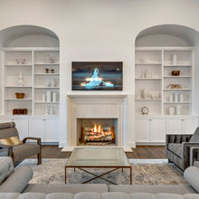 Downstairs Fireplace