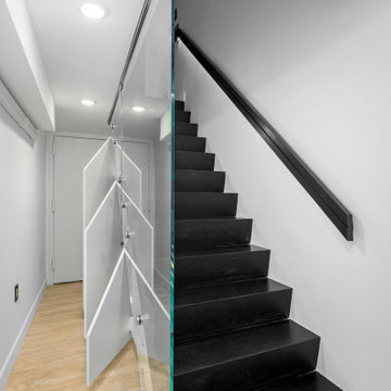 Gorgeous staircase in a 2-family home in Ridgewood