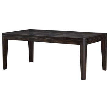 Steve Silver Ally Extendable Wood Dining Table in Espresso