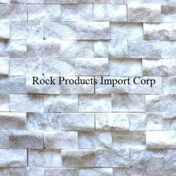 SF-21 SPLITFACE CALACATTA GOLD 1X2 - Mosaic Tile