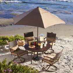 Avalon 5pc Dining Set - Umbrella Sold Separately - Outdoor Dining Sets