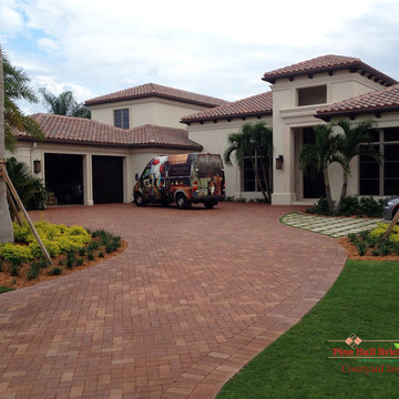 Driveways with Genuine Clay Pavers