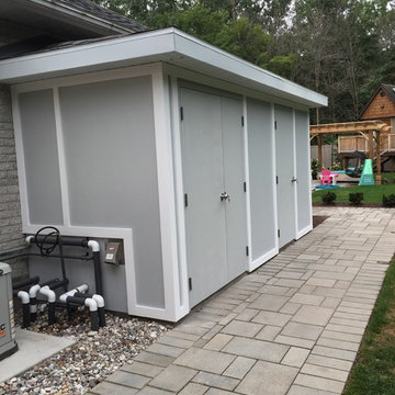 Shed for pool heater
