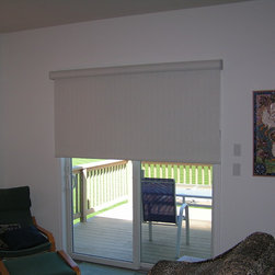 Roller Shade on patio door - Roller Shades